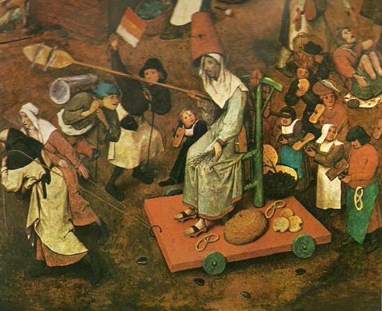 Pieter Bruegel detalj fran fastlagens strid med fastan china oil painting image